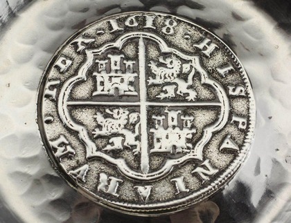 Spanish Silver Porringer / Wine Taster - 